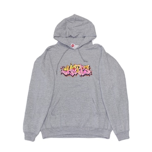 HOPPS CREW GRAFF PULOVER HOODIE HEATHER GRAY