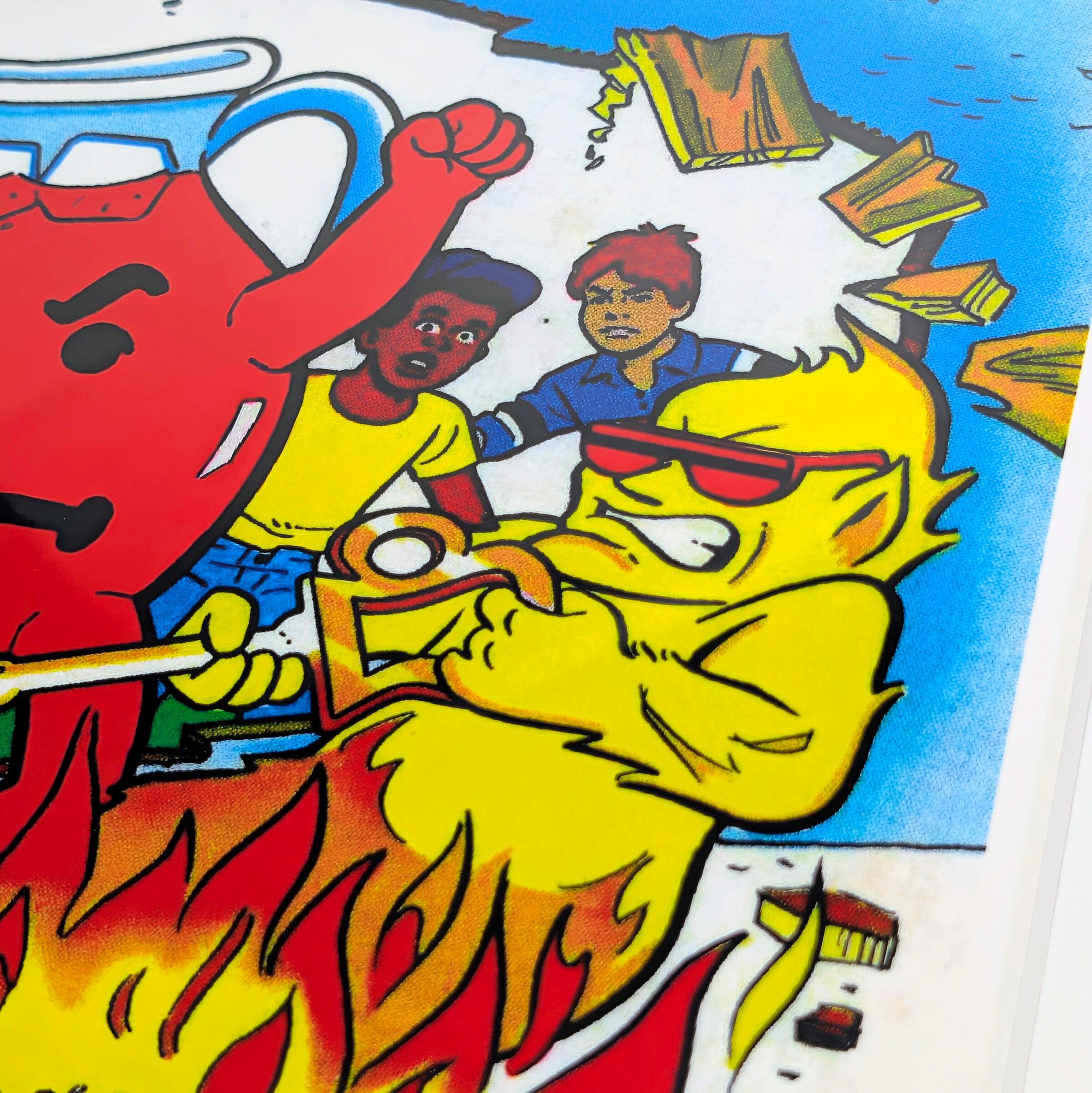 ♫ちょうどいいB4ポスター♫【 Kool-Aid Man ( クールエイドマン ) 】〚アメリカン雑貨 アメトイ〛