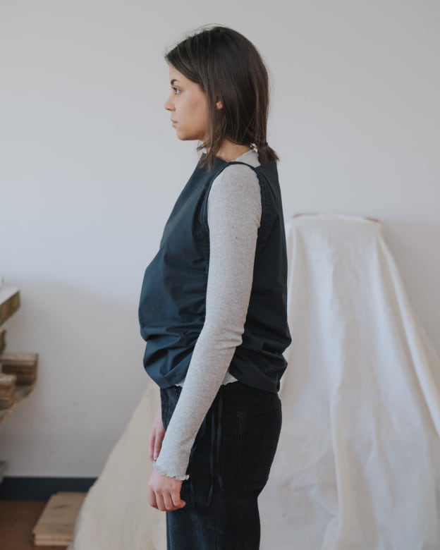 Baserange (ベースレンジ) PICTORIAL TOP (BLACK) | H Nagano Select Shop