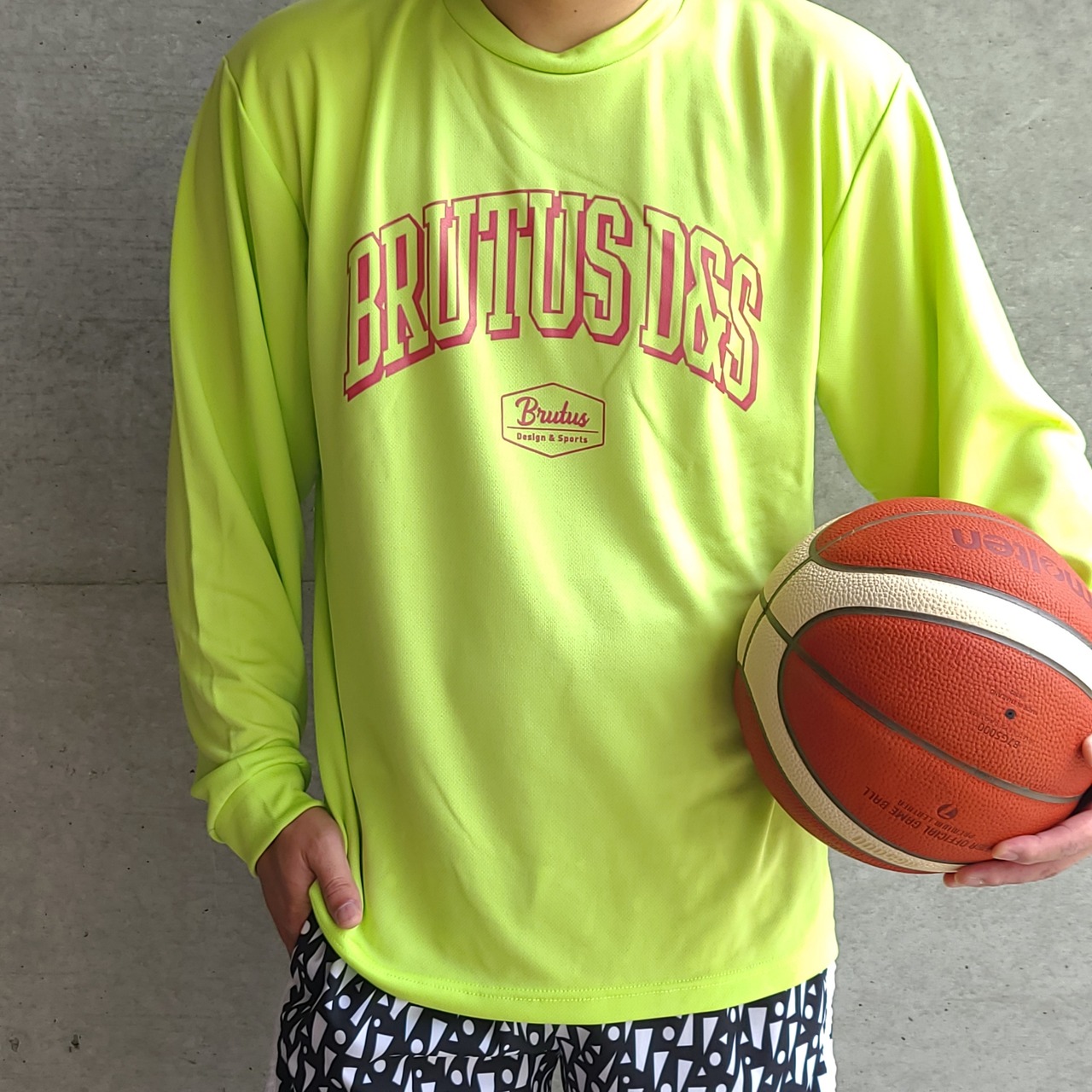 D&S L/S DRY T-SHIRTS / ライトグリーン