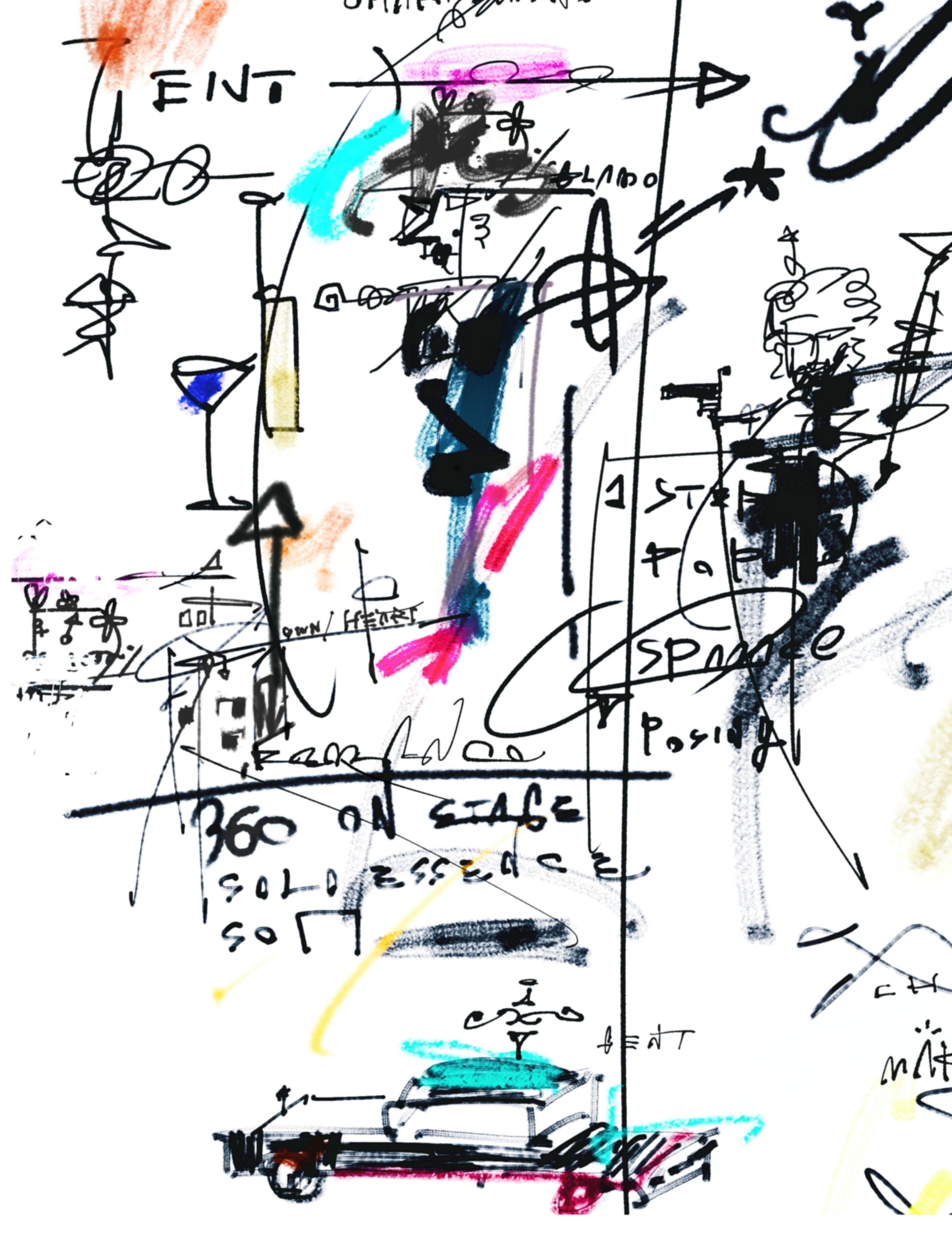 フレーム込み「U-GO THEARTWORK」グラフィティ 絵画 フレーム込み「U
