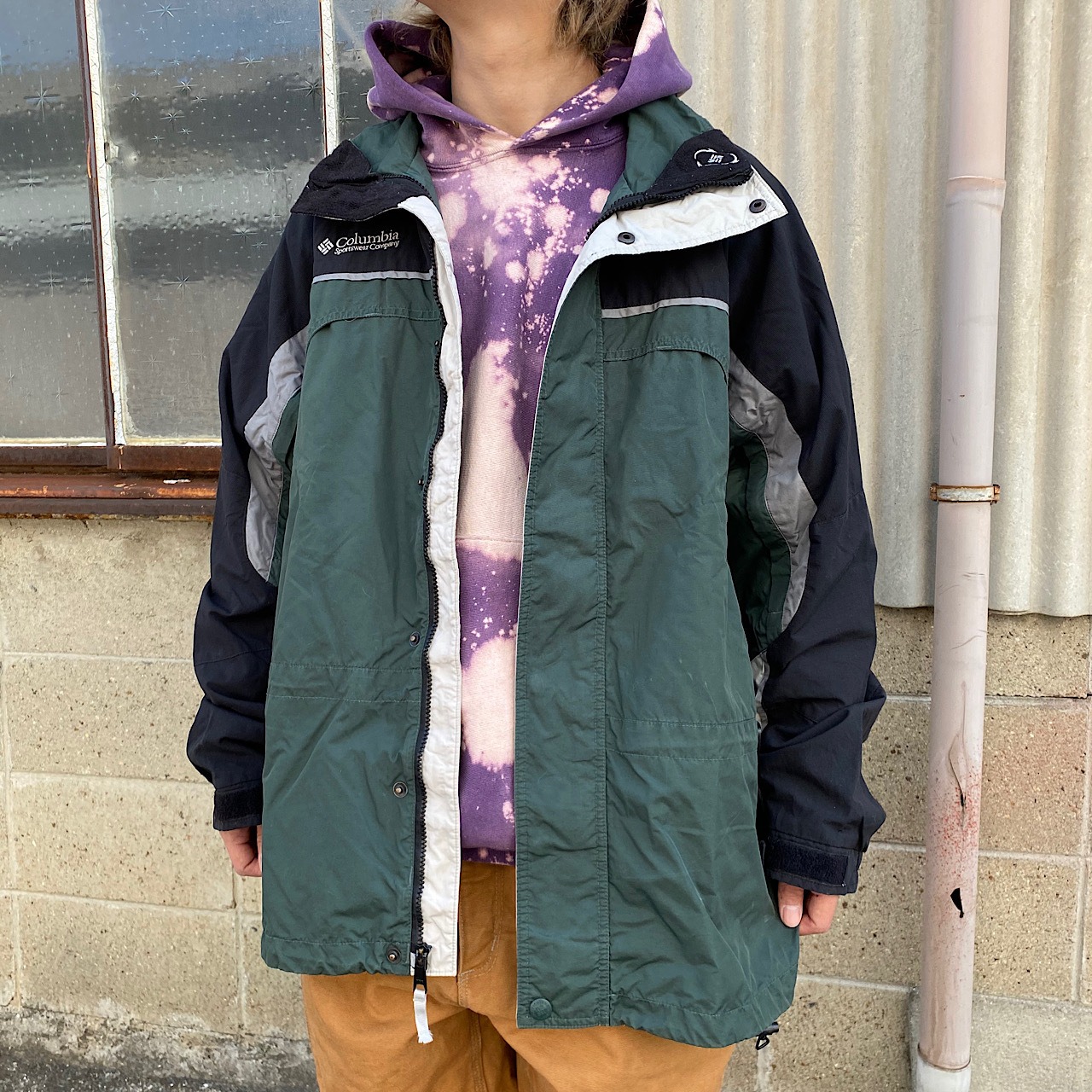 90〜00年代 Columbia コロンビア ハイネック マウンテンジャケット 