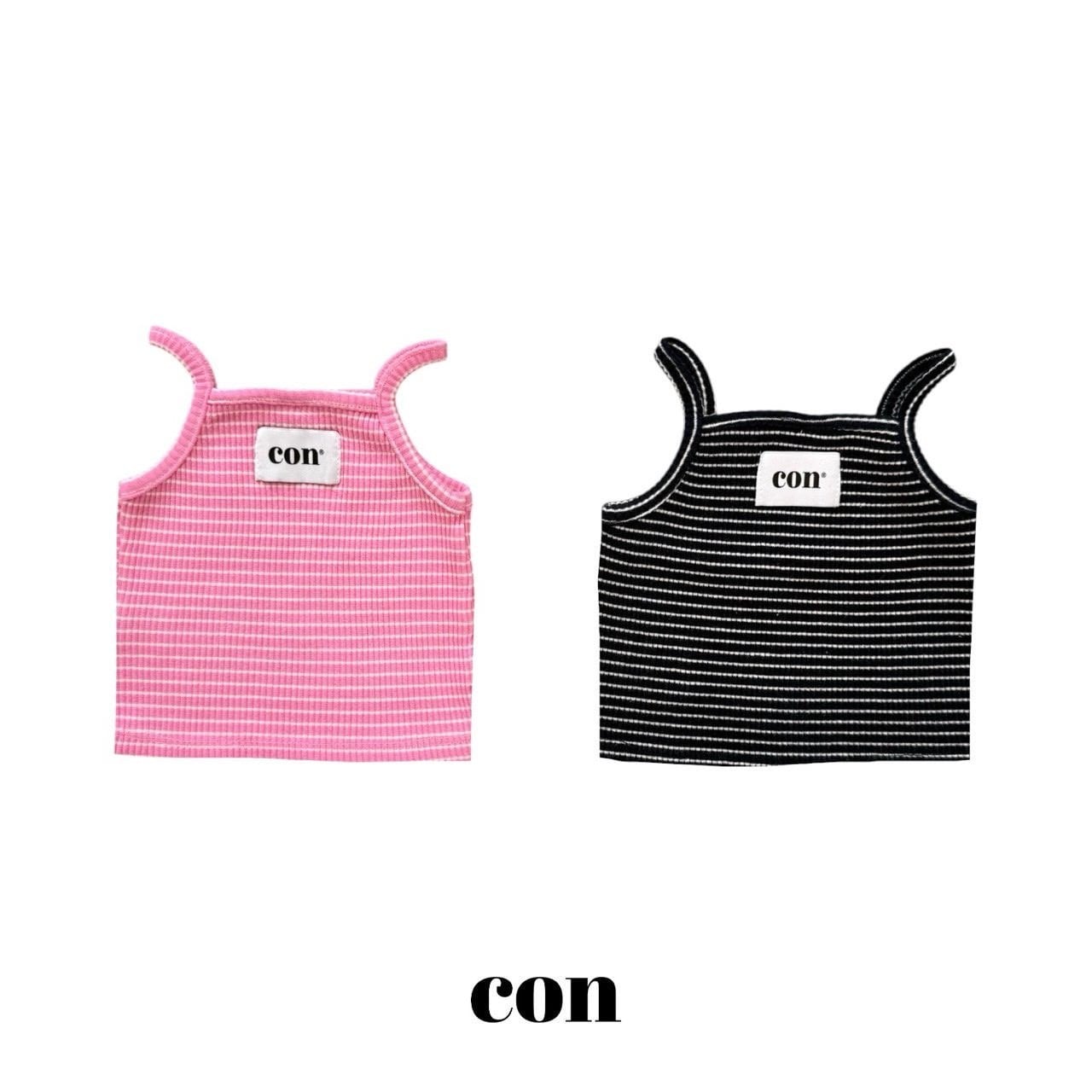 【予約】CON. / ストライプタンクトップ