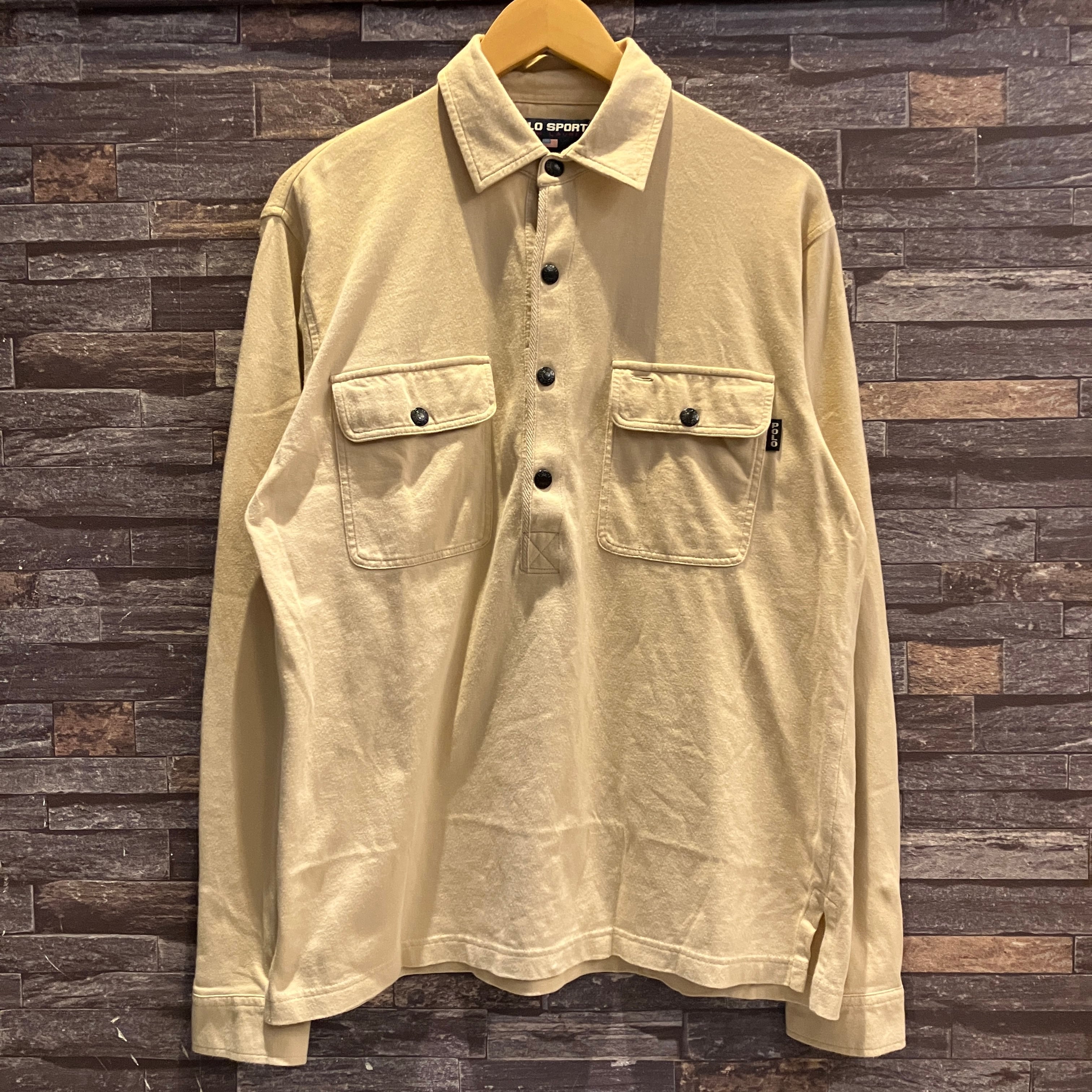 POLO SPORT HALF SNAP WORK SHIRT 1990'S OLD | safarionline
