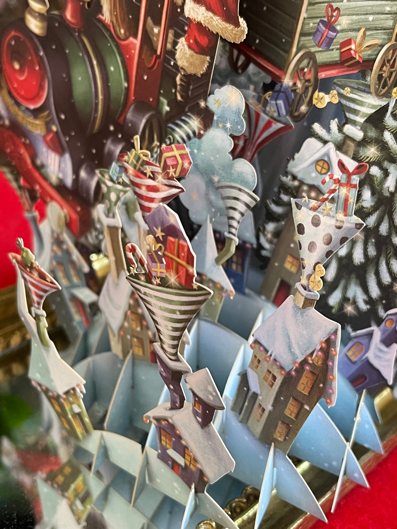 『Me & McQ ミーアンドマックキュー』サンタとエクスプレス Santa’s Express 3D Christmas Card クリスマスカード イギリスよりの画像09