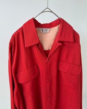 -GOLDEN GATE- Vintage 50s M Rayon Shirt made in CALIFORNIA