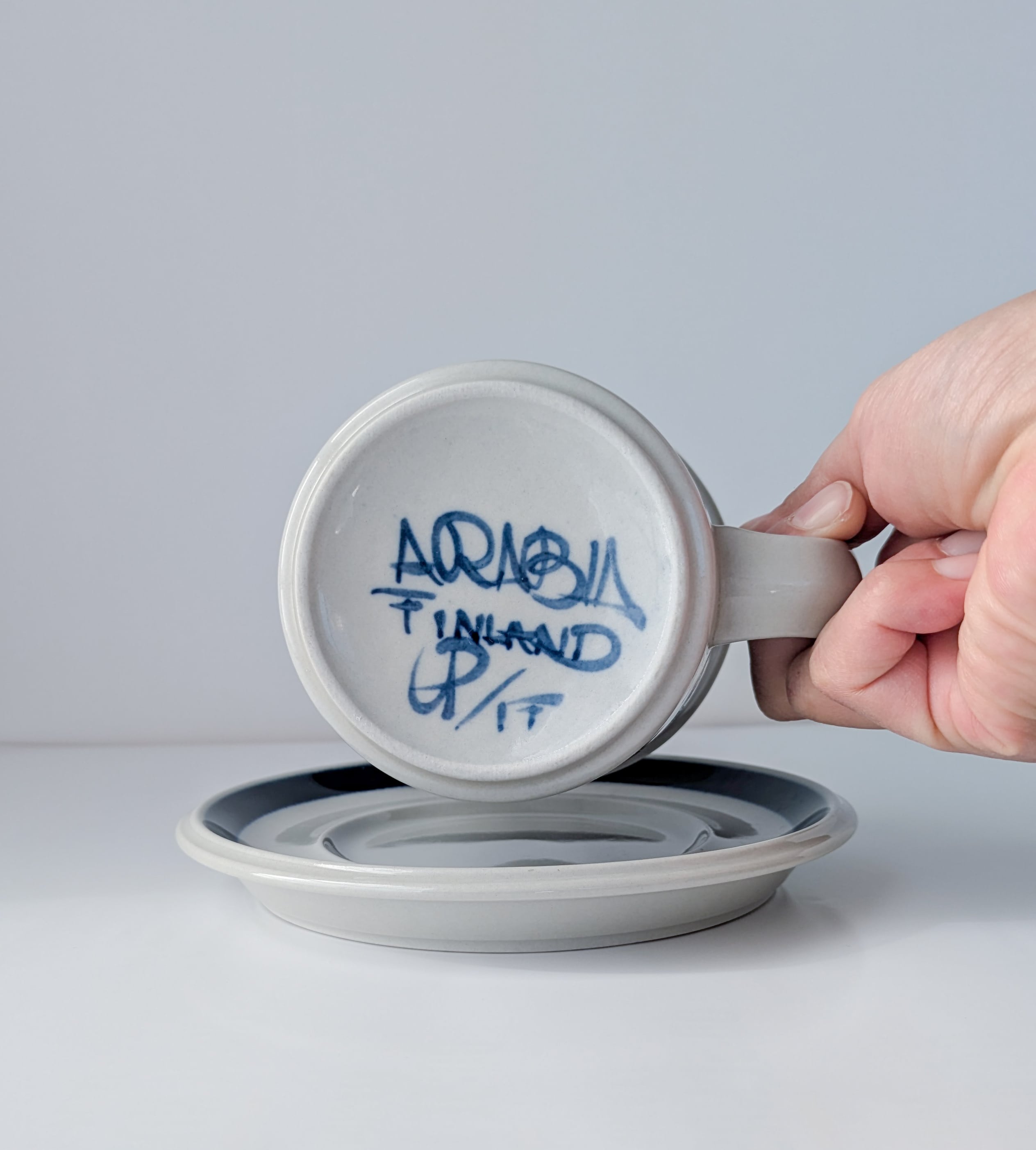 ARABIA anemone/アラビア アネモネ ビアマグ Dハンドル | のんびり北欧気分