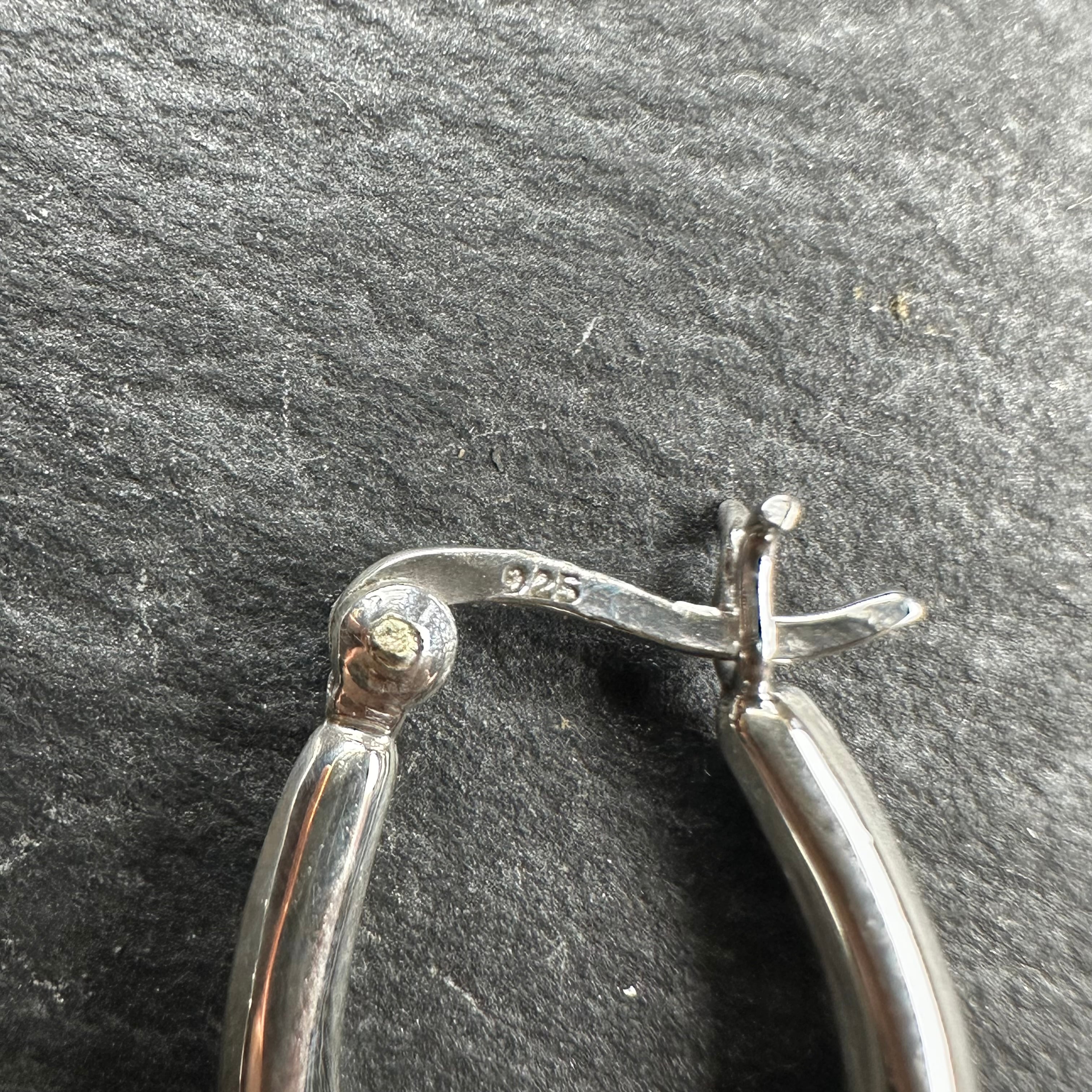 シルバー925 silver シンプルオーバルピアス/軽研磨仕上げ シルバー925 silver シンプルオーバルピアス/軽研磨仕上げ | envy