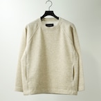 CURLY&Co./WOOL Q/G KNIT CREWNECK PULLOVER