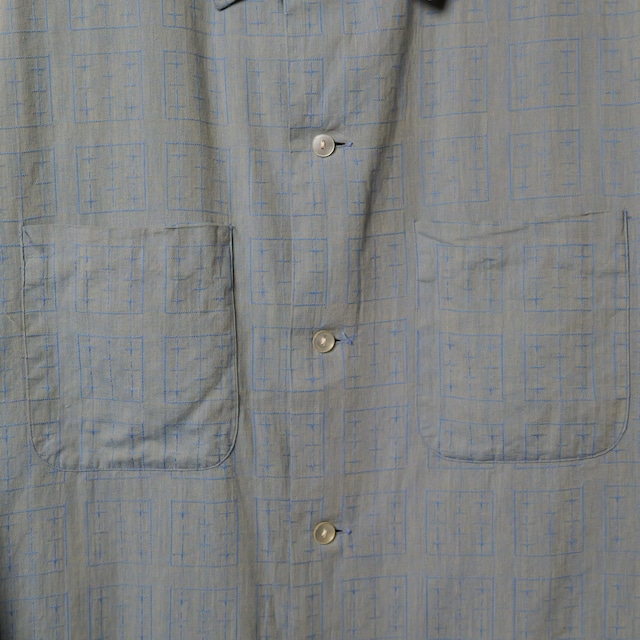 [Mr.marc]   architectural grid shirt