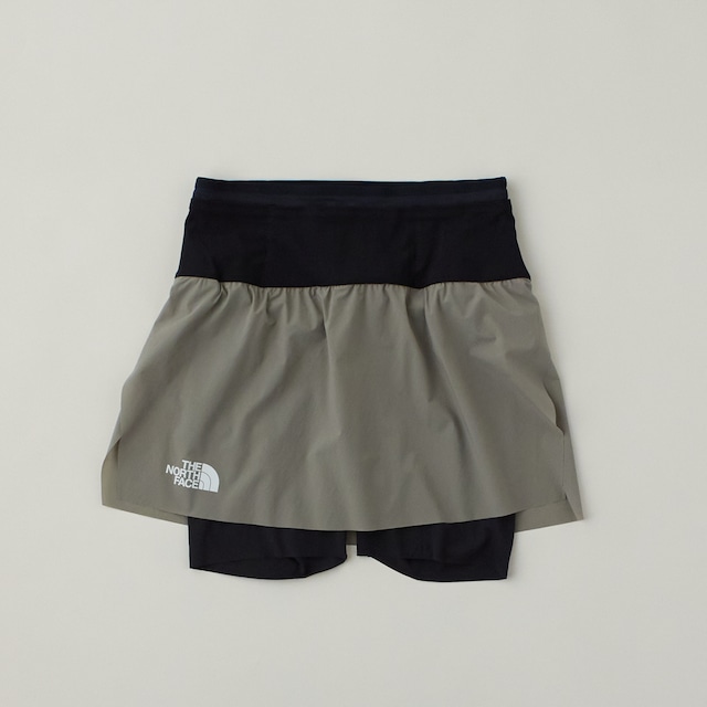 THE NORTH FACE(ザ・ノース・フェイス)  W's Enduris Trail Skirt  シルトグレー(SY)　ウィメンズランニングスカート