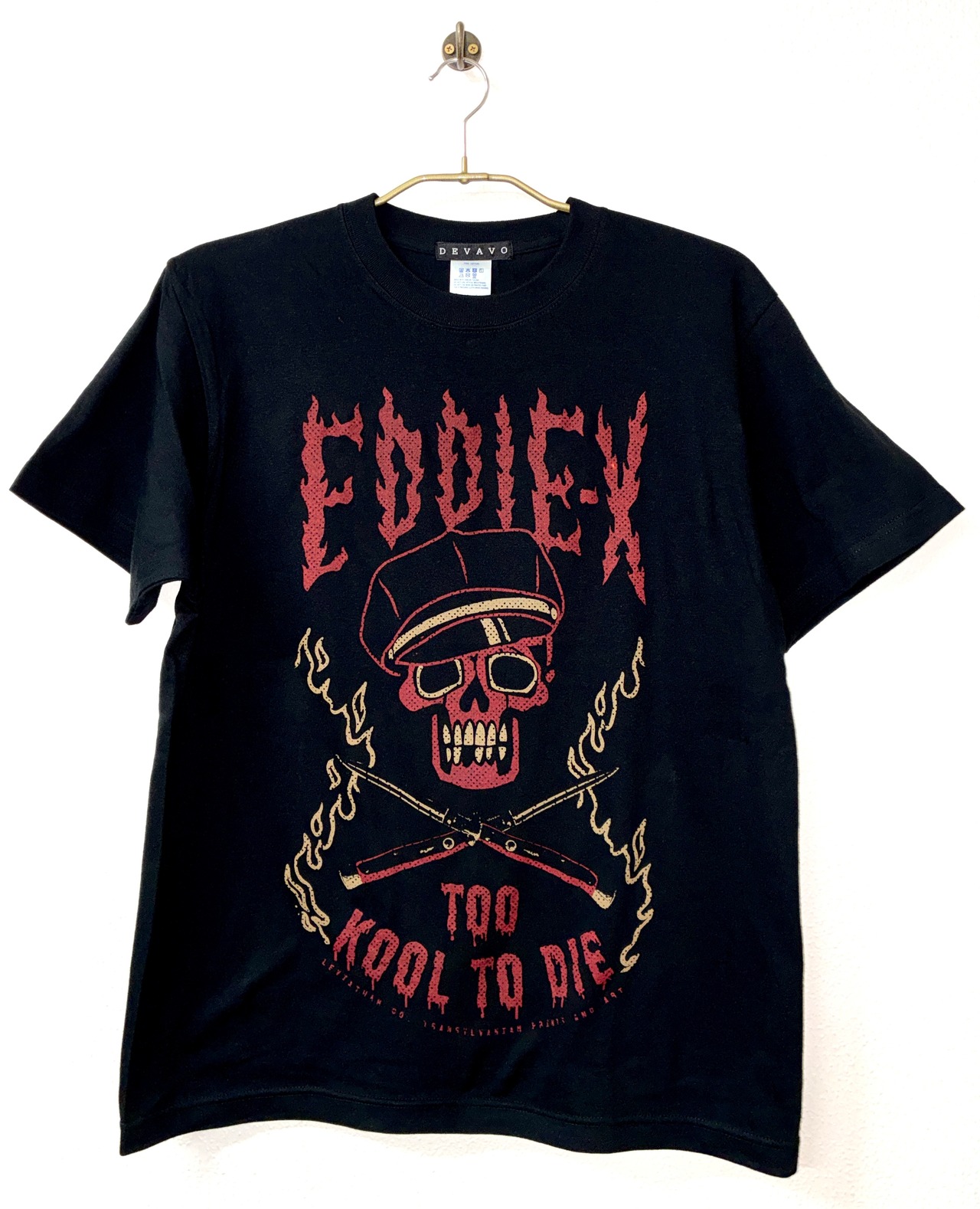 EDDIE-X “Too Kool To Die” Tee