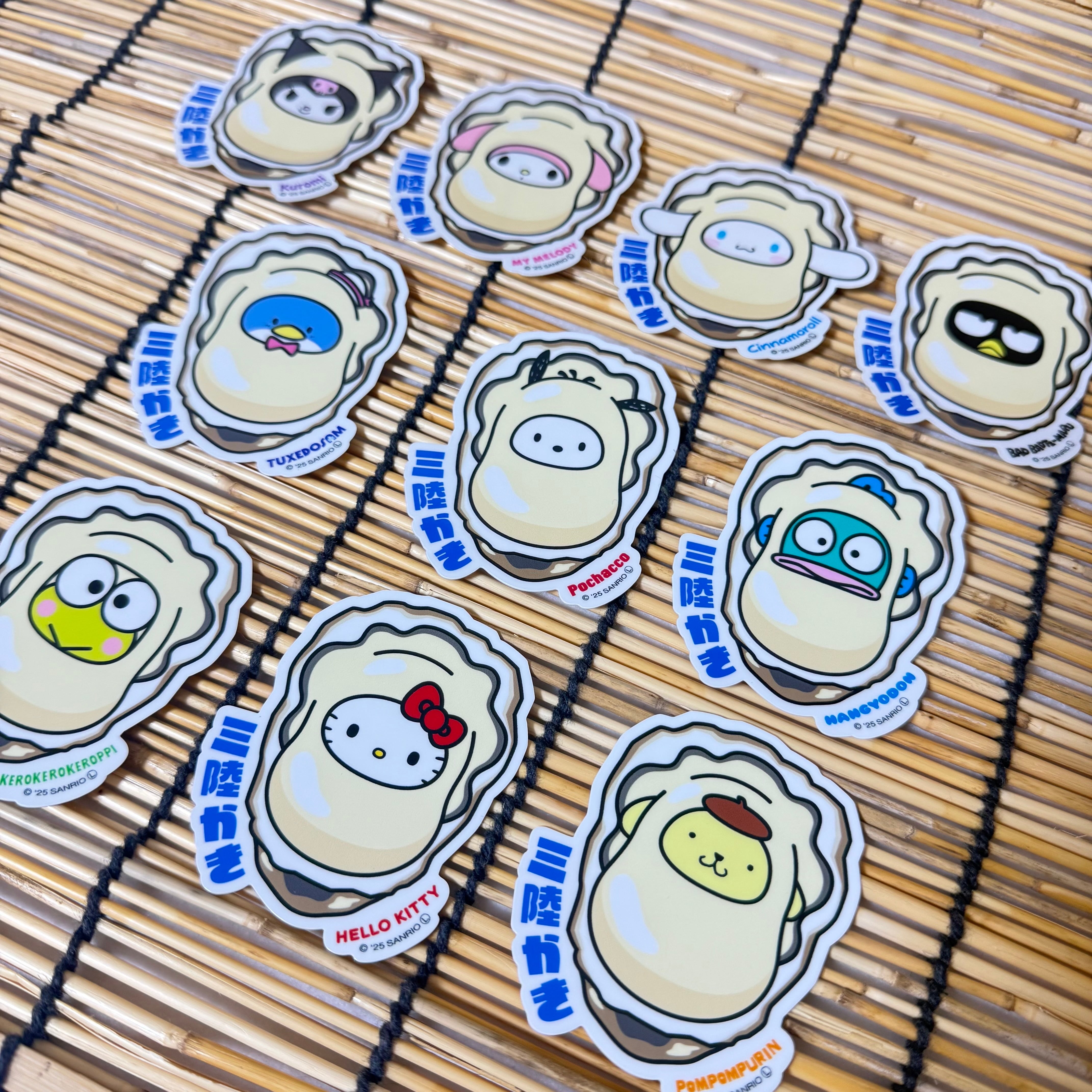 けろけろけろっぴ 三陸かき タフステッカー | TORCH-Online Shop-
