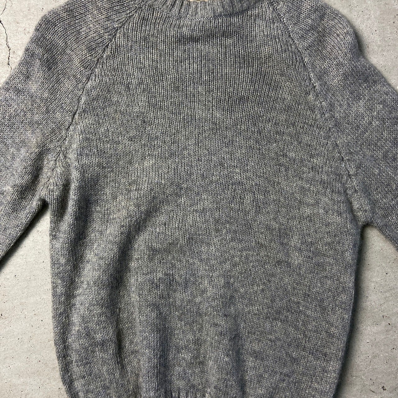 USA製 80年代 L.L.Bean エルエルビーン ウール×アクリル ニット 