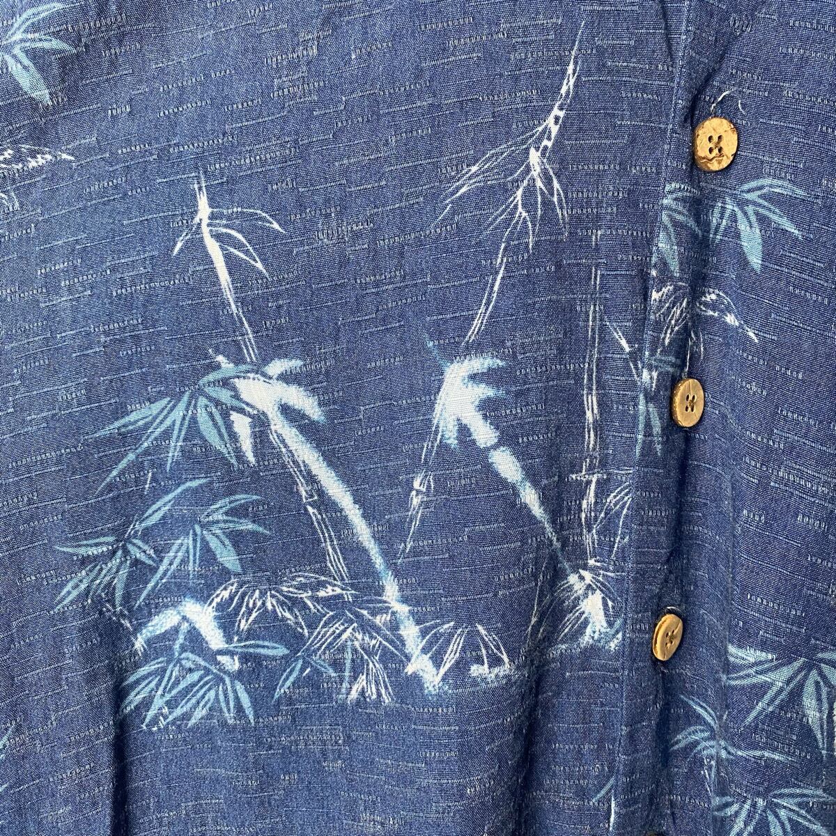 90s Tommy Bahama シルク アロハシャツ 半袖シャツ オープンカラー 