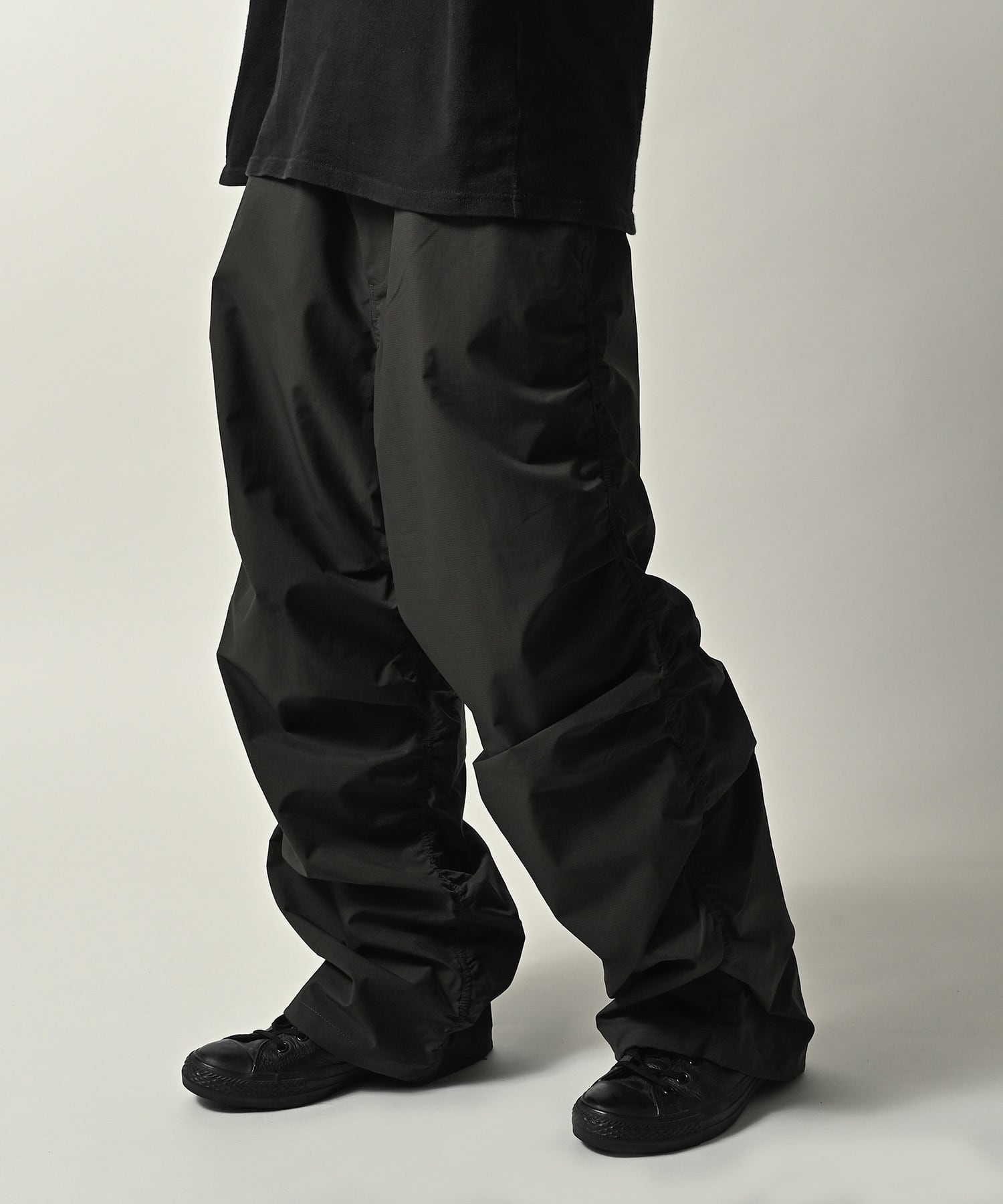 many men many mind Micro Ripstop Puckering Pants (BLK) M2528080