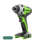 Greenworks 24V 298N-m (2,640 in-Lbs) ブラシレスモーター搭載 インパクトドライバー 【仕様 2/3】