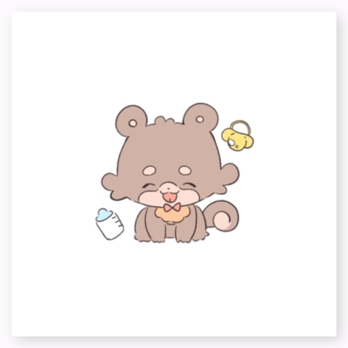 NEW ぬいしば ステッカー 表情違い