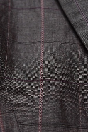 BOSS Brown Plaid Short Jacket