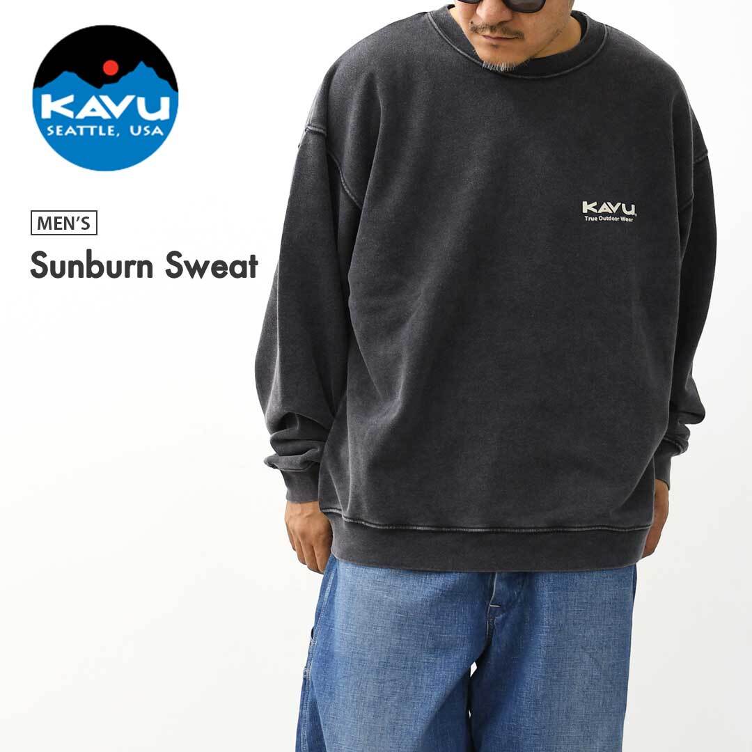 KAVU [カブー] Sunburn Sweat [19822316] サンバーンスウェット・ロゴ