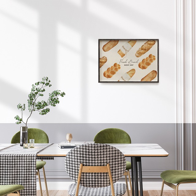 パンのキッチンポスター　/ i1263 / クロワッサンやフランスパンなど　インテリアポスター