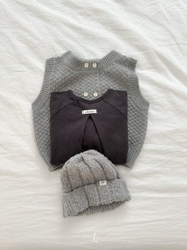 atomeme25wn_Bollok Knit Vest