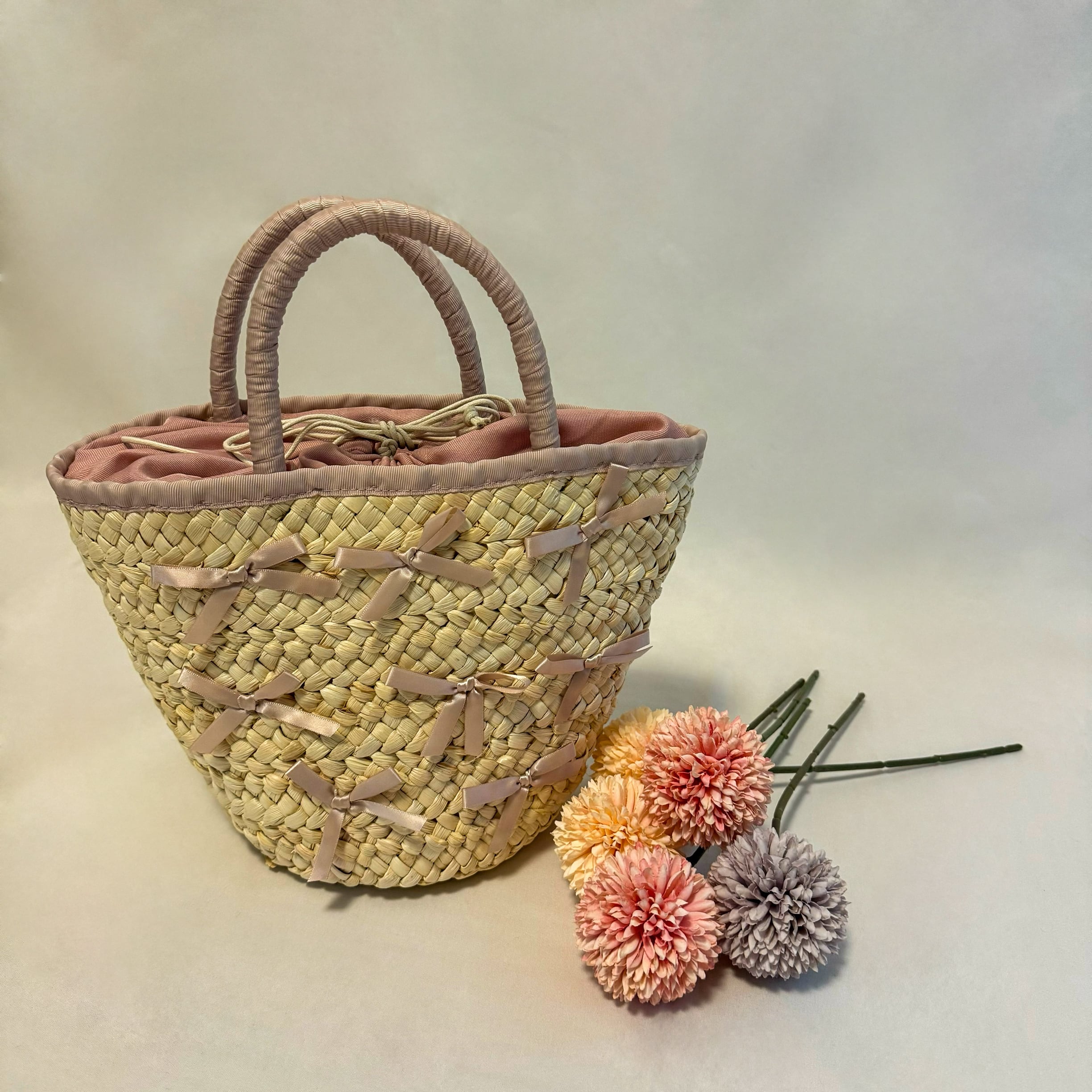Ribbonb リボンビィ　ジルバスケット　かごバッグ Ribbon basket bag (リボンかごバッグ) | ADORABLE powered by BASE