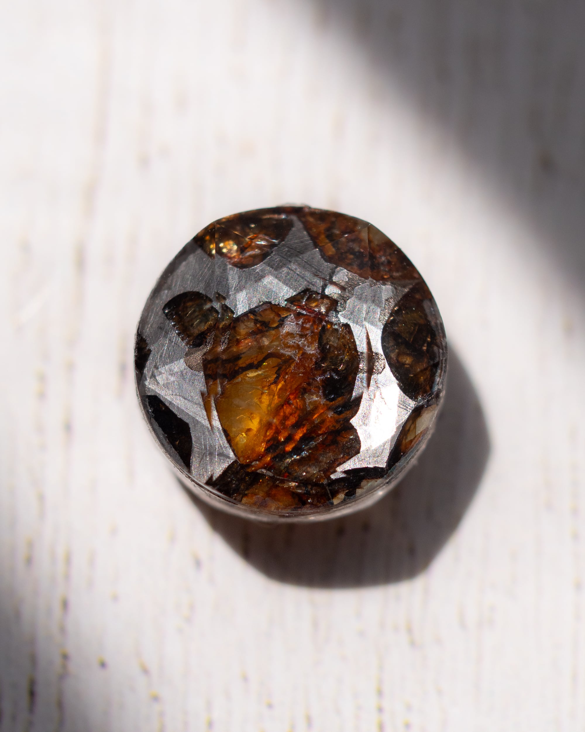 夢幻品質　宇宙が創造した奇跡の宝石　パラサイトセリコ隕石の六芒星ビッグＰＴ 六芒星］セリコパラサイト隕石／O200-639 | fugue（フーガ）