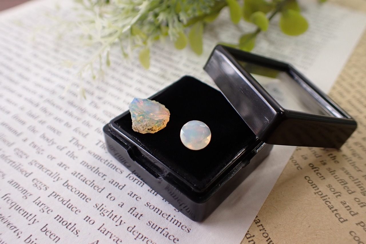【原石セット】エチオピアオパール 0.41ct/2.17ct ［C6‐968］