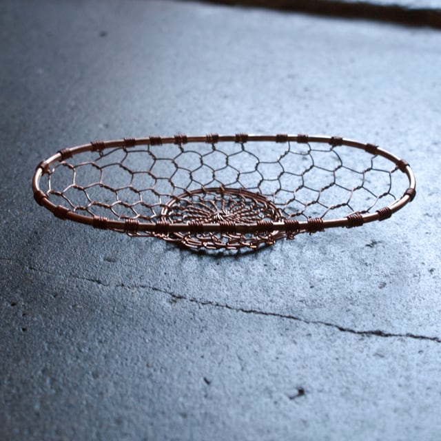 京都日用品うろこ】 京金網 茶托 小判型 | 京都 日用品 うろこ