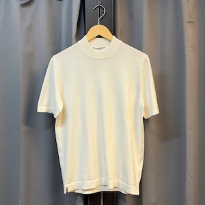 "未使用品" GRAN SASSO COTTON MOCK NECK KNIT《48》