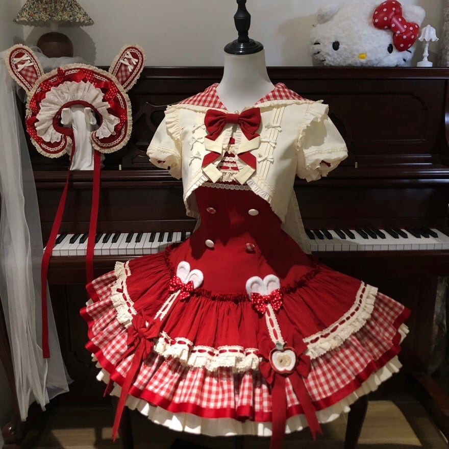 予約商品 12月下旬出荷】 量産型アイドル衣装 ツーピース バニー