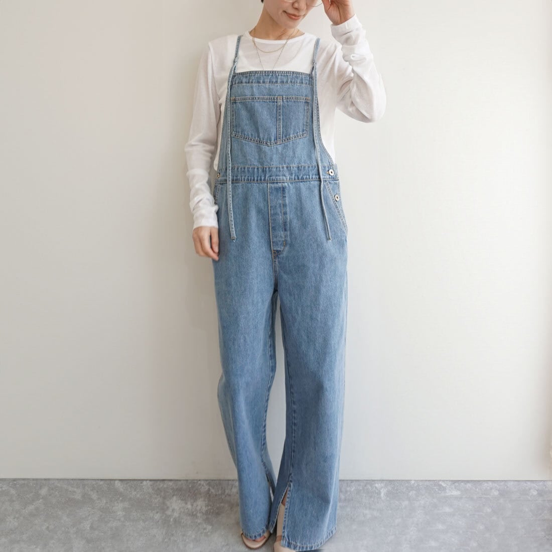 デニムオーバーオール | FASHFREN/ファッシュフレン