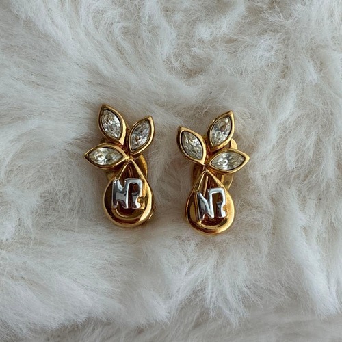 NINA RICCI ゴールド イヤリング #1001