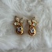 NINA RICCI ゴールド イヤリング #1001