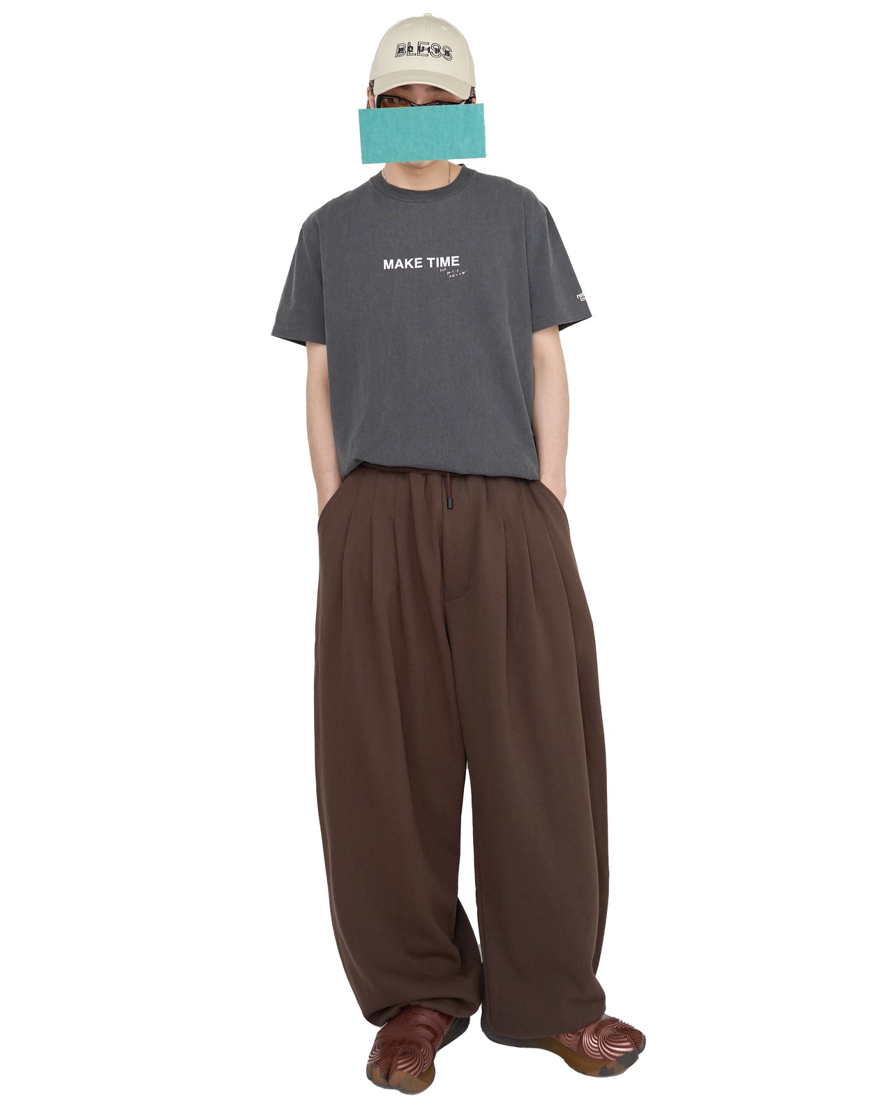 refomed "MAKE TIME TEE〔CHARCOAL〕"