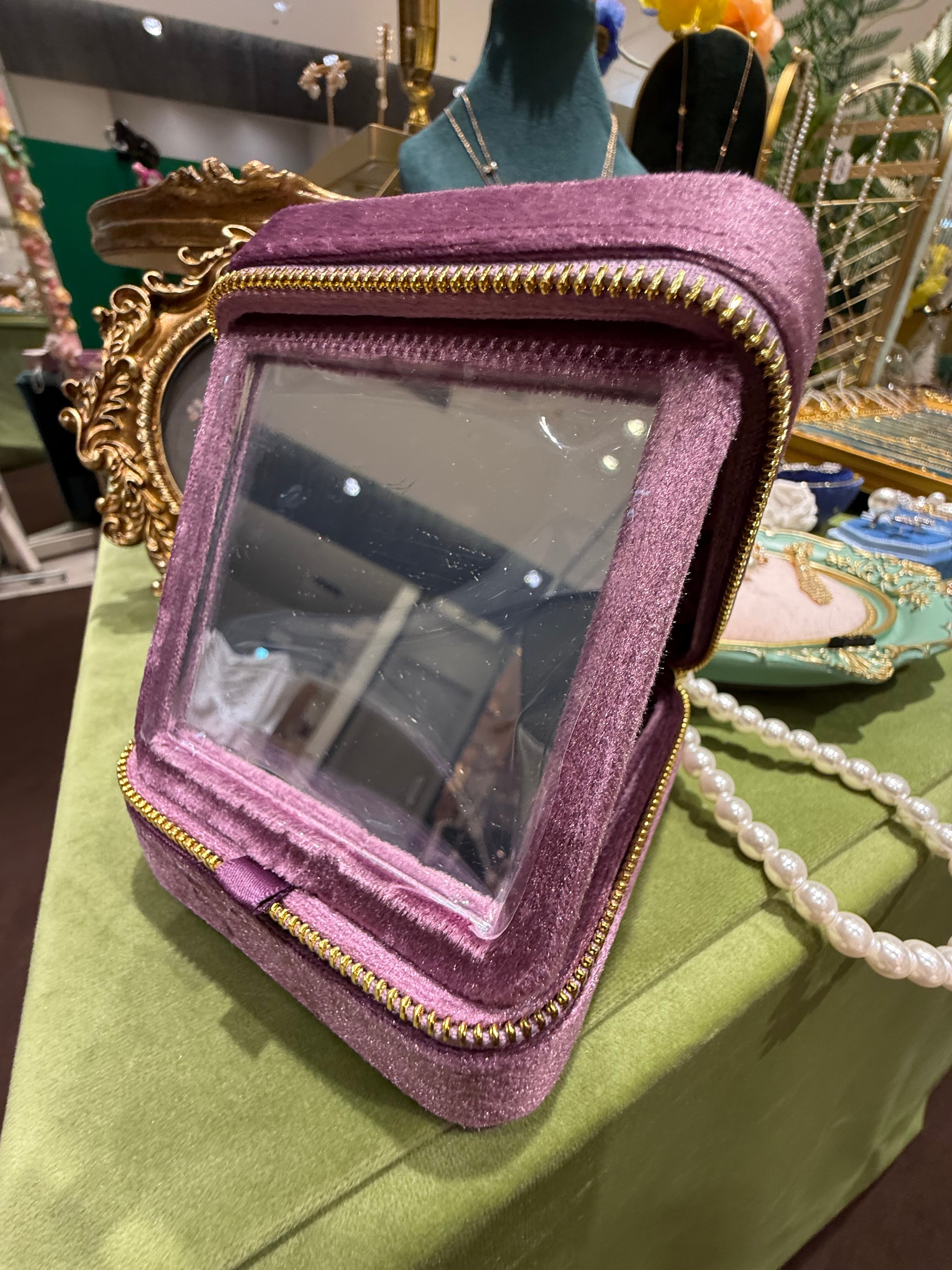 約14日間発送【Jewelry Box】Mirror Box/Swan Jewelry Box/卓上BOX