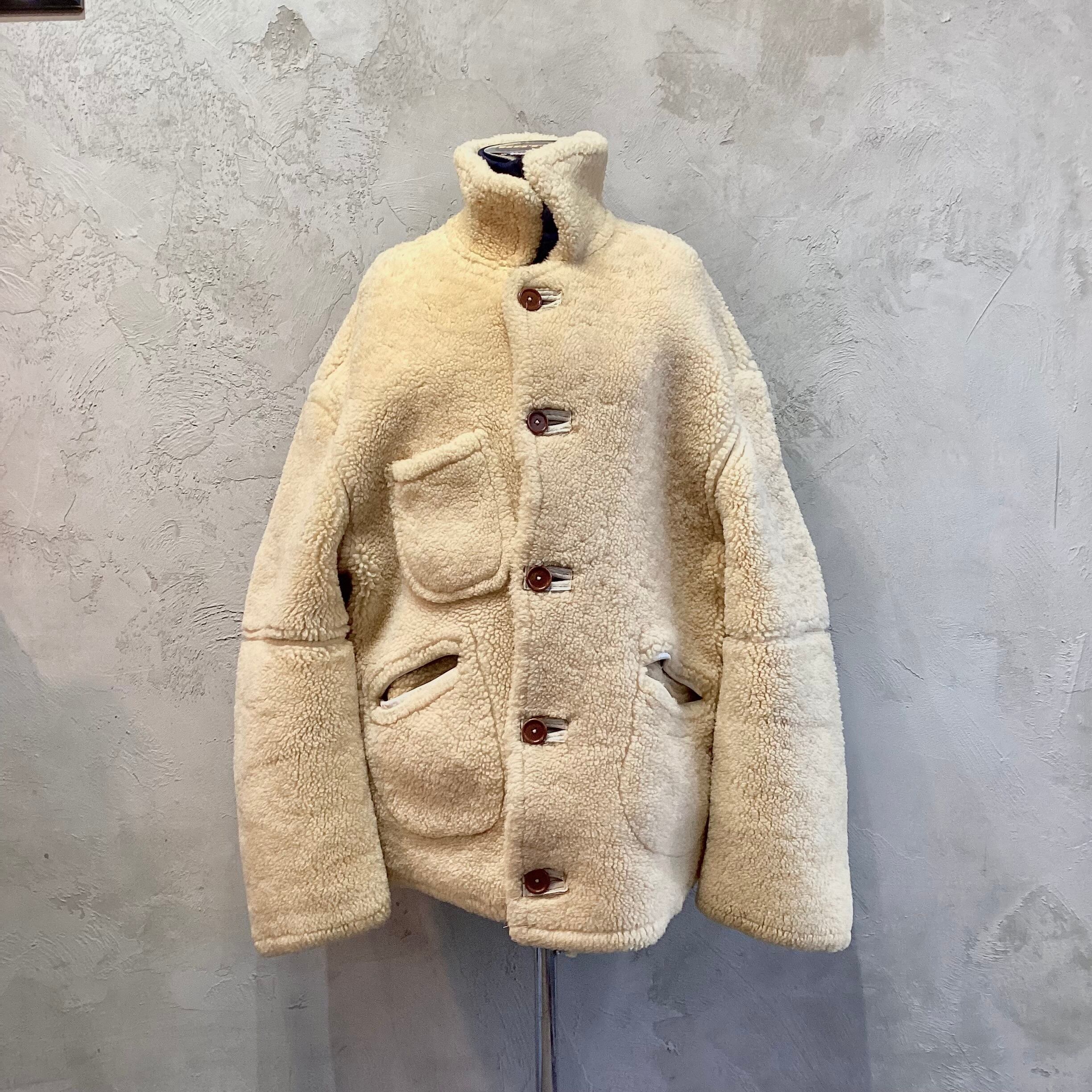 Griffin Laundry REVERSIBLE MOUTON BOMBER JACKET (90s) MADE IN