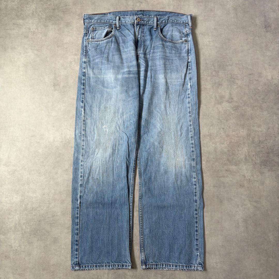 リーバイス569 Levis W36 ブルーデニム 青 古着 ヒゲ 20442