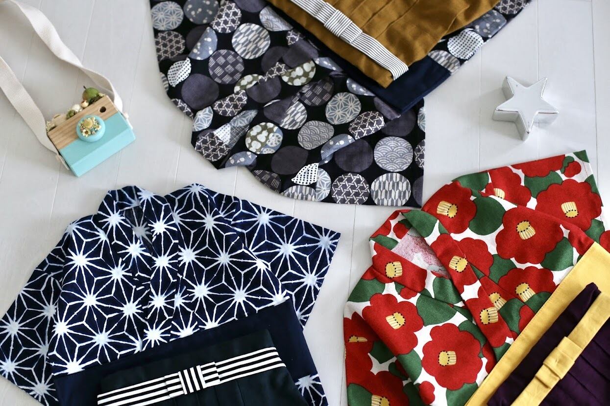 ファースト着物と袴のセット 椿