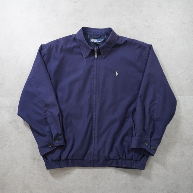 Polo by Ralph Lauren Harrington jacket navy L 古着