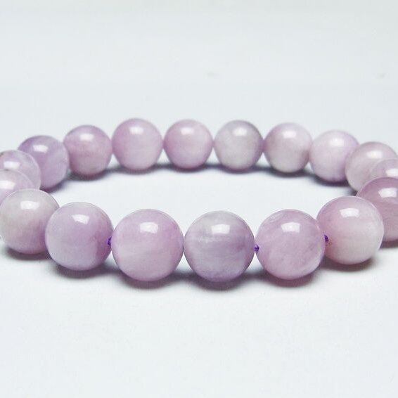 クンツァイト ブレスレット 11mm ミルキークンツァイト ブレス 一点物 メール便可 [M便 1/10] 111-46465