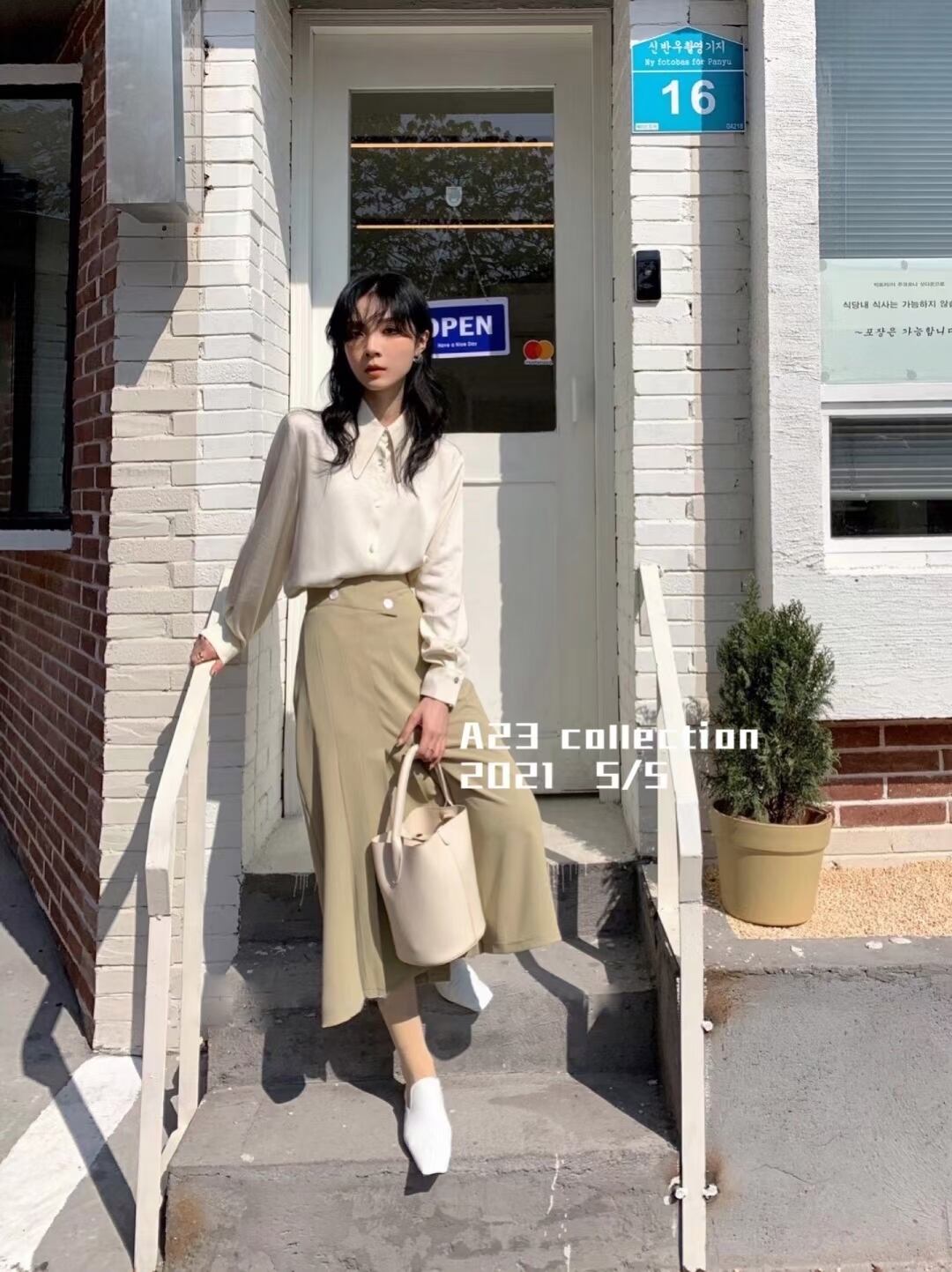 フラップ風　タックスカート　AJ3396-D06