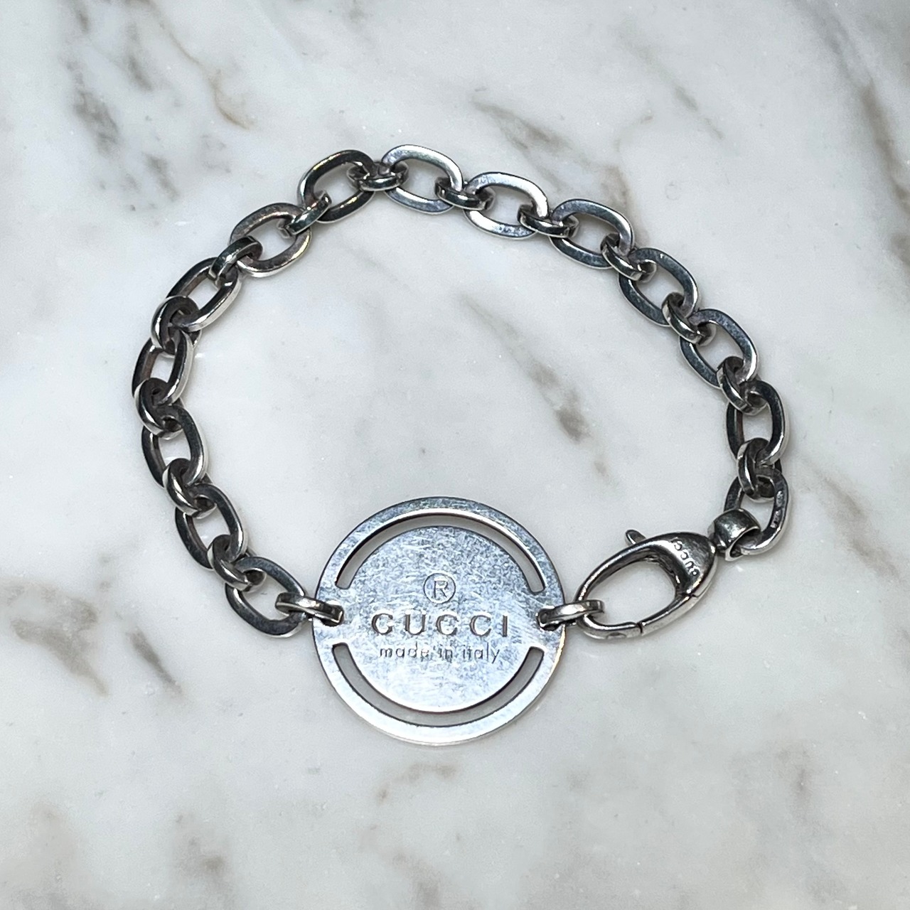GUCCI silver chain bracelet