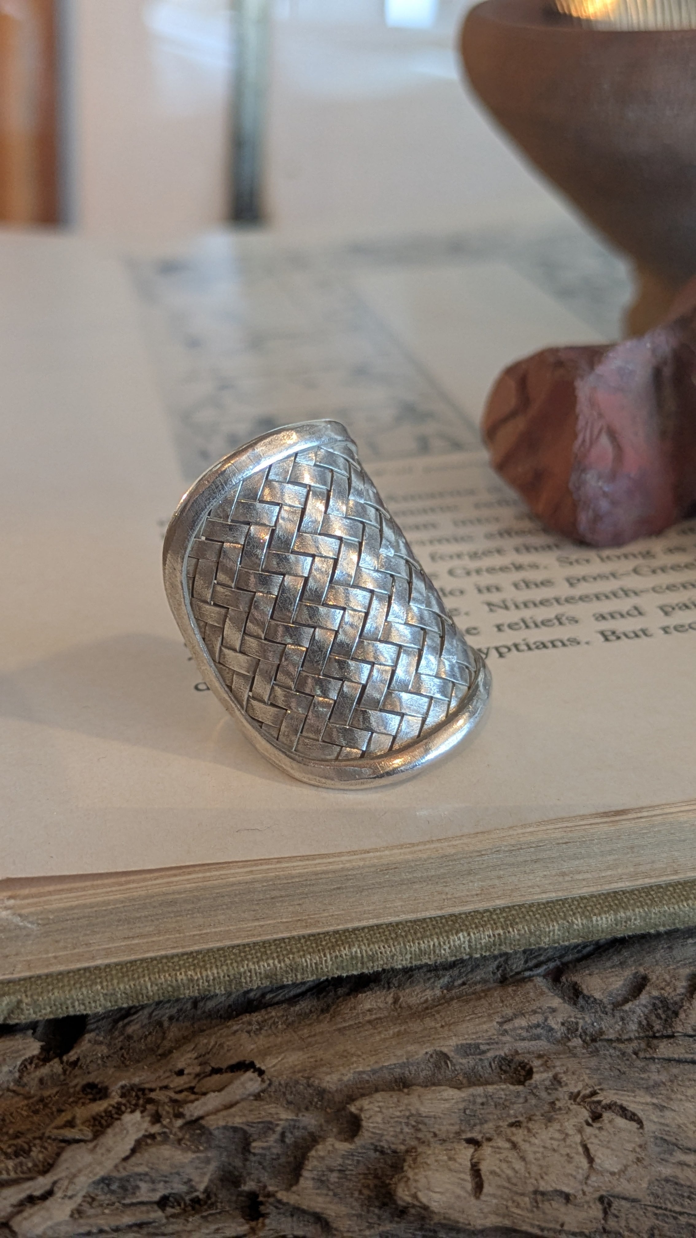 90～00s GOODENOUGH/College ring/16号相当/GE刻印/カレッジリング