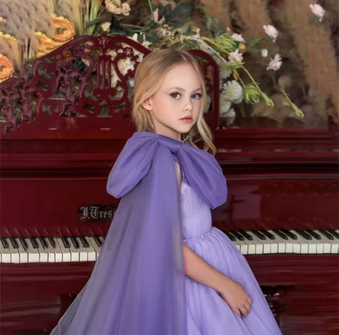 王室御用達/スペインブランド/laamapola/ドレス/90.95/キッズ 王室御用達/スペインブランド/laamapola/ドレス/90.95/キッズ