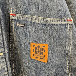 【BIGBEN】70s 80s USA製 カバーオール デニムジャケット ヴィンテージ  wrangler アメリカ古着