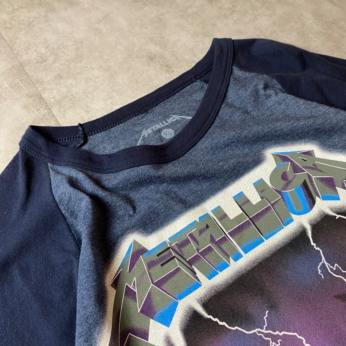 入手困難】バンド METALLICA ラグランTシャツ 7分袖 バンT メタリカ 