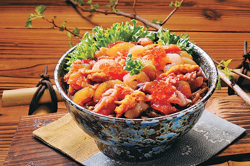 海の彩華丼 | 魚新 - 低温熟成仕込