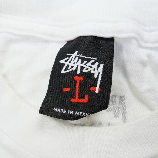 STUSSY ステューシー LOCAL COLOR WORLD TOUR Tシャツ 白 Size【L